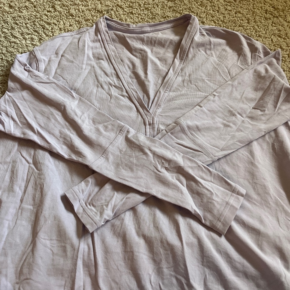 Back in action lululemon long sleeve